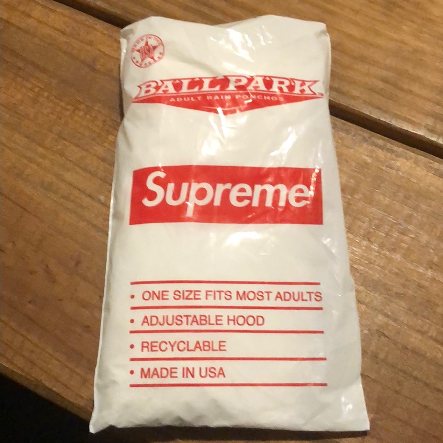 Supreme X Ballpark Rain Poncho